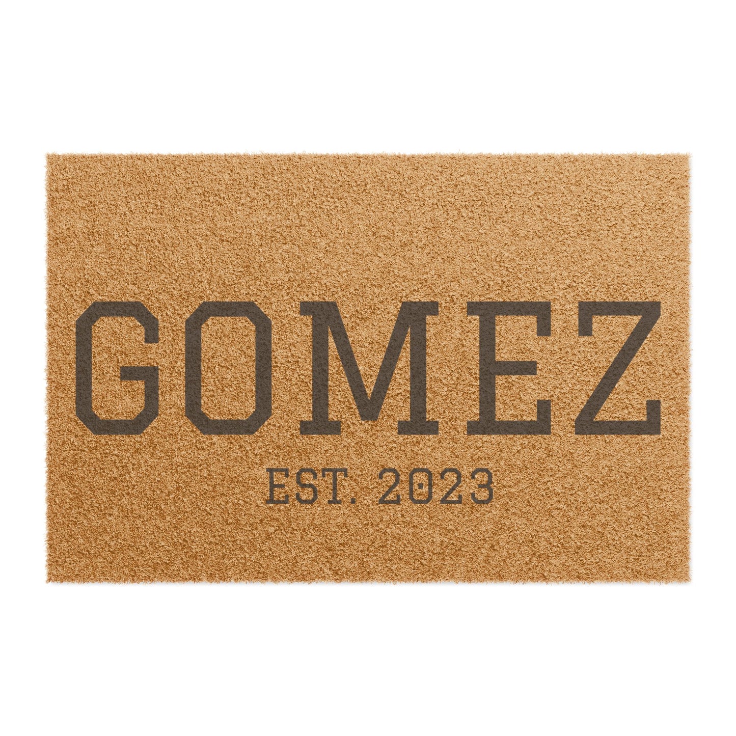 Personalized Family Doormat, Custom Welcome Mat for Home, Established Year Home Décor, Housewarming Gift, Family Name Entry Rug