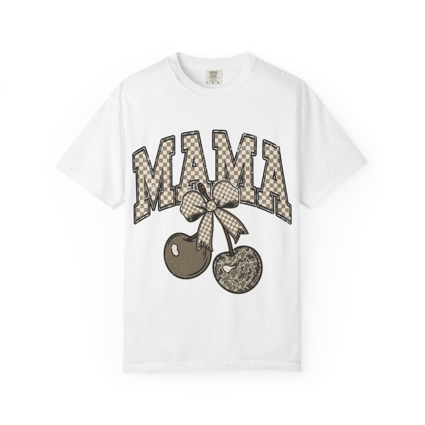 Mama Cherry Graphic T-shirt, Cute Mom Shirt, Gift for Mothers Day, Casual Tee, Trendy Unisex Top