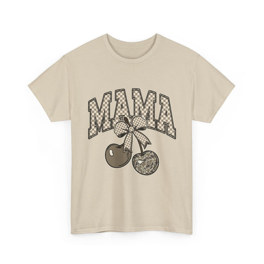 Mama Cherry Graphic Tee, Mother's Day Gift, Cute Family Shirt, Casual T-Shirt, Trendy Unisex Top, Everyday Wear, Mom Clothing