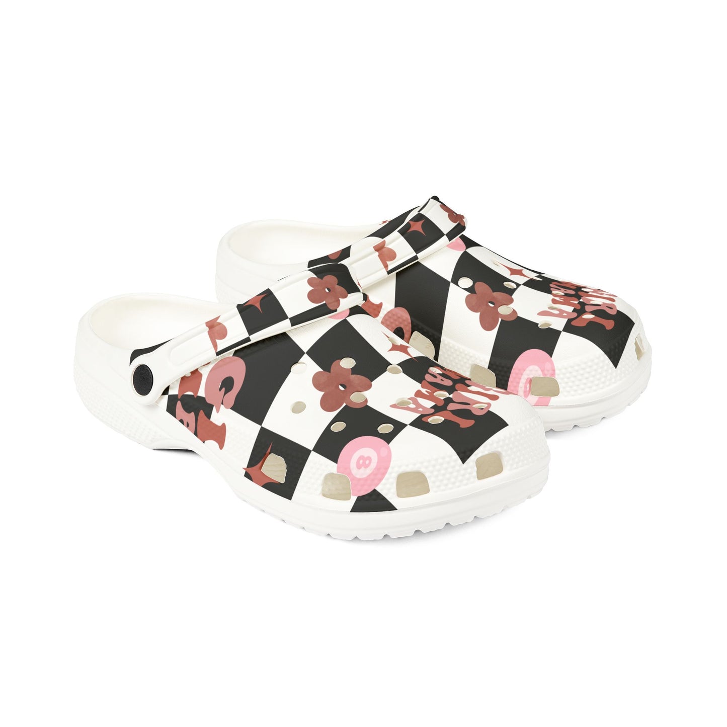 Girl Mama Checkerboard Slip-On Shoes