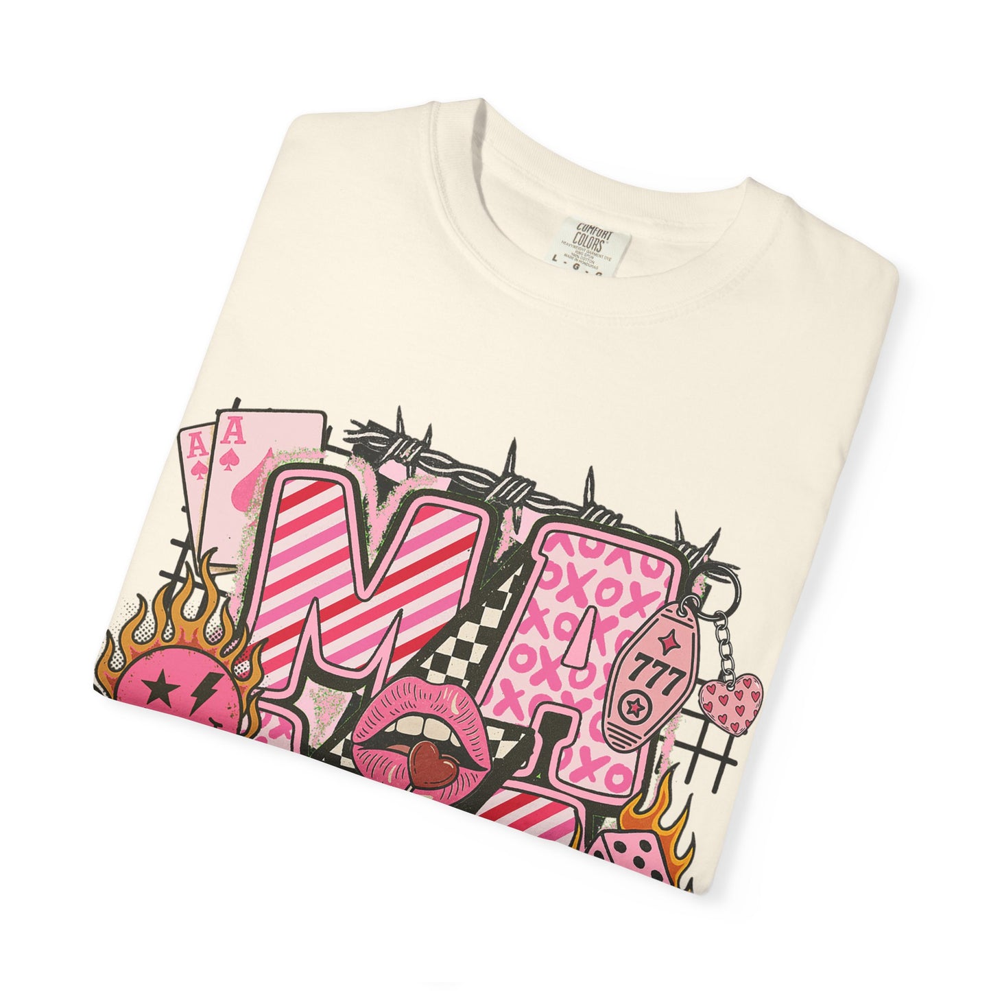 Valentine Graphic T-Shirt — 'Be Mine' Pink Love Design