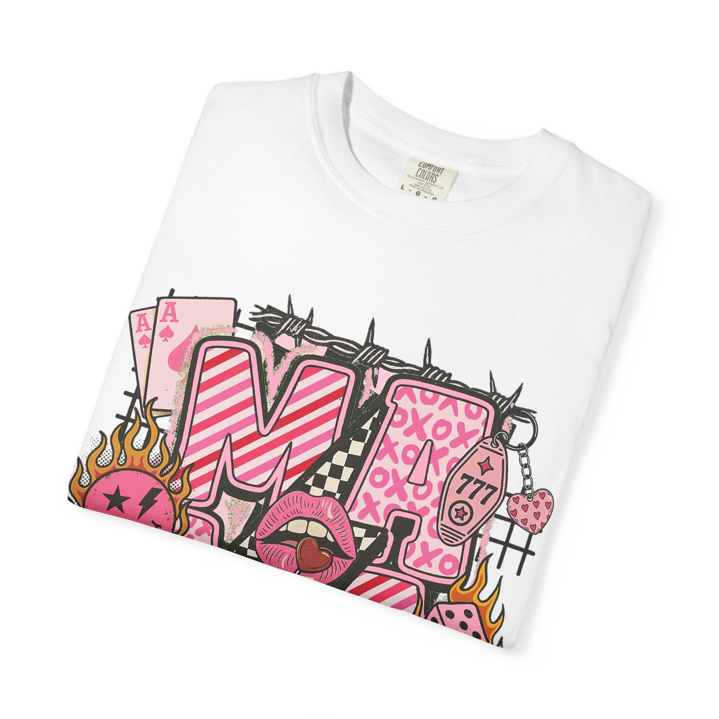 Valentine Graphic T-Shirt — 'Be Mine' Pink Love Design