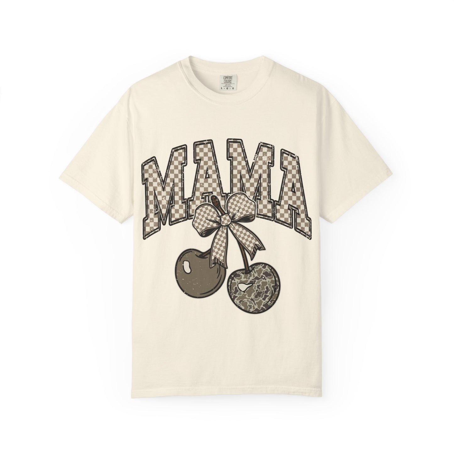 Mama Cherry Graphic T-shirt, Cute Mom Shirt, Gift for Mothers Day, Casual Tee, Trendy Unisex Top