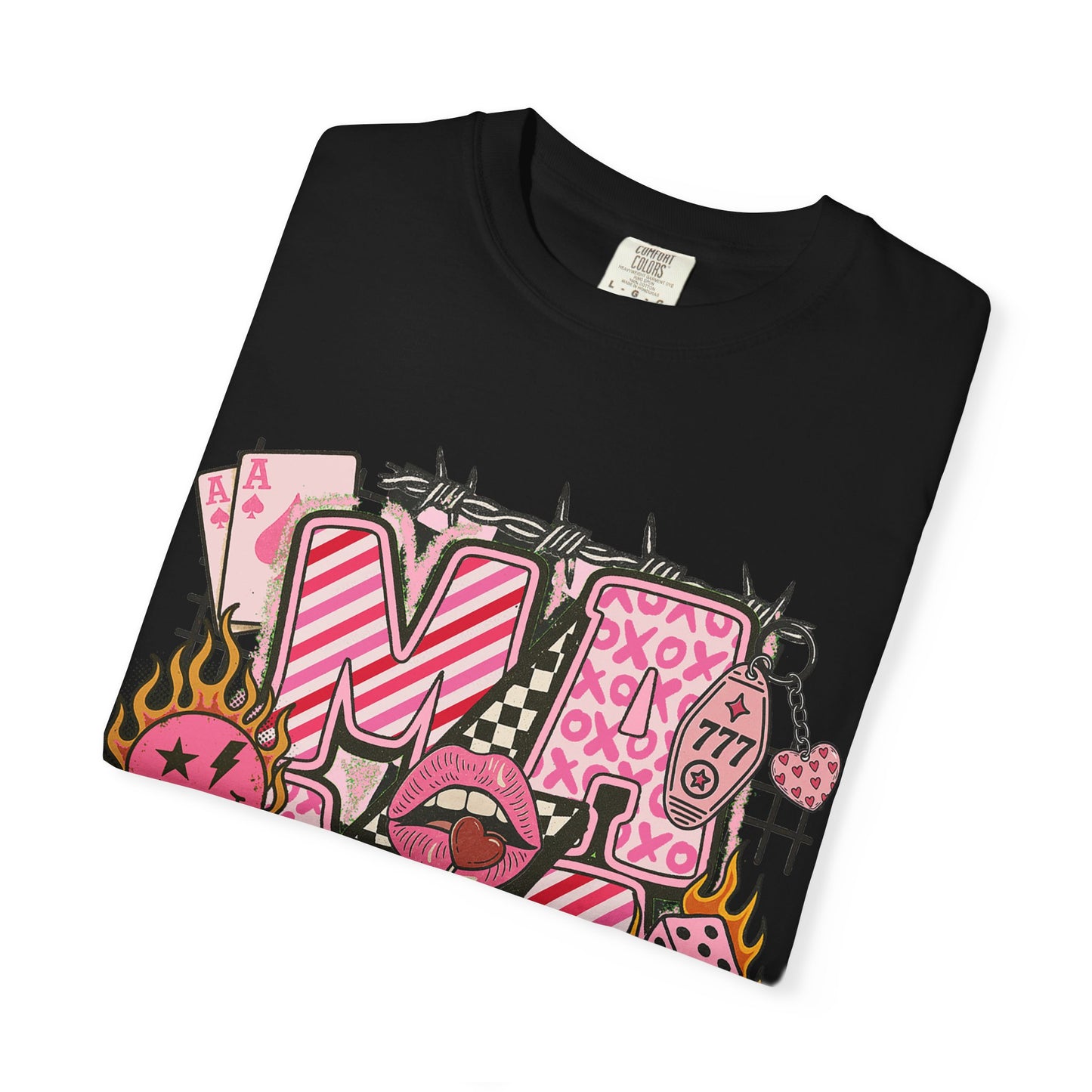 Valentine Graphic T-Shirt — 'Be Mine' Pink Love Design