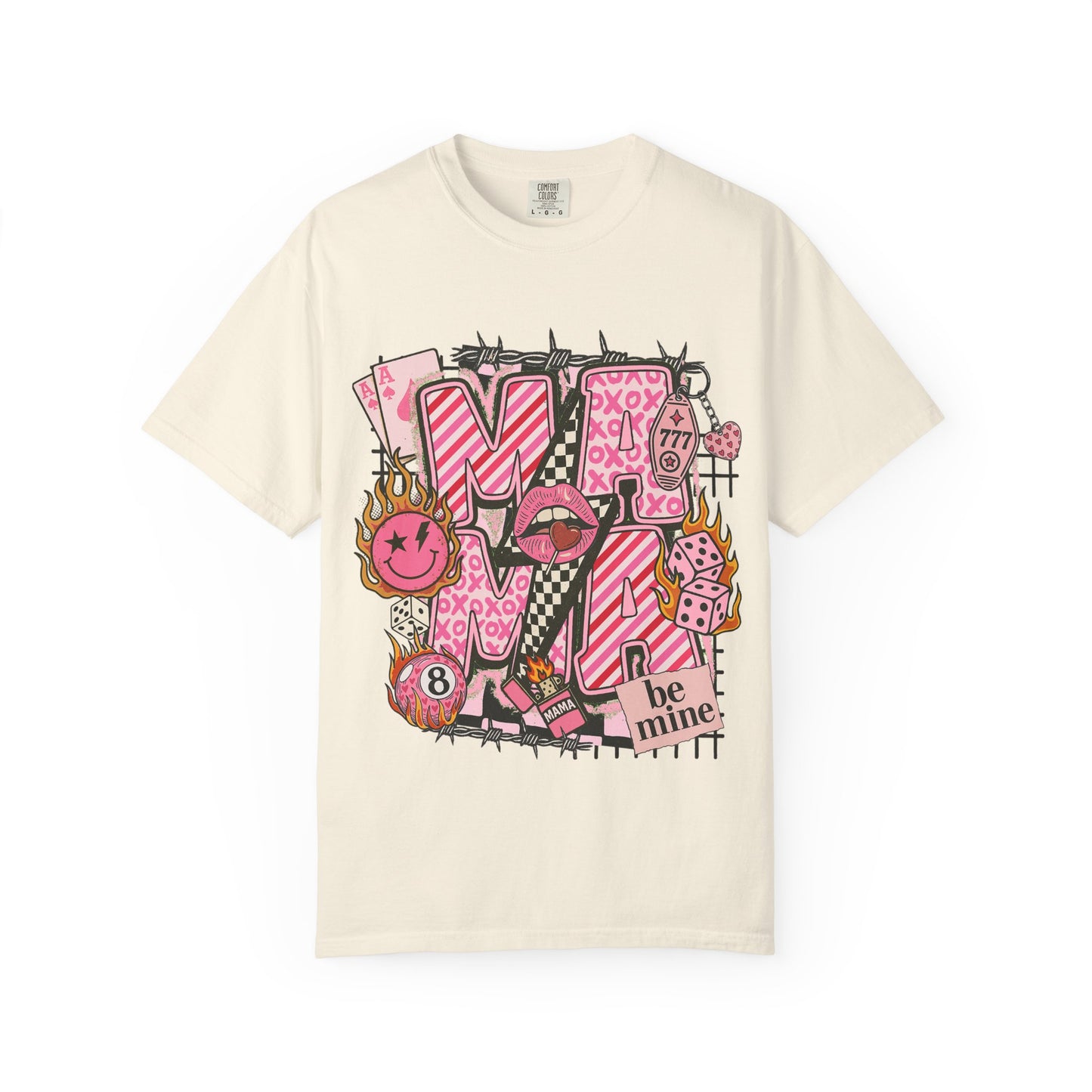 Valentine Graphic T-Shirt — 'Be Mine' Pink Love Design