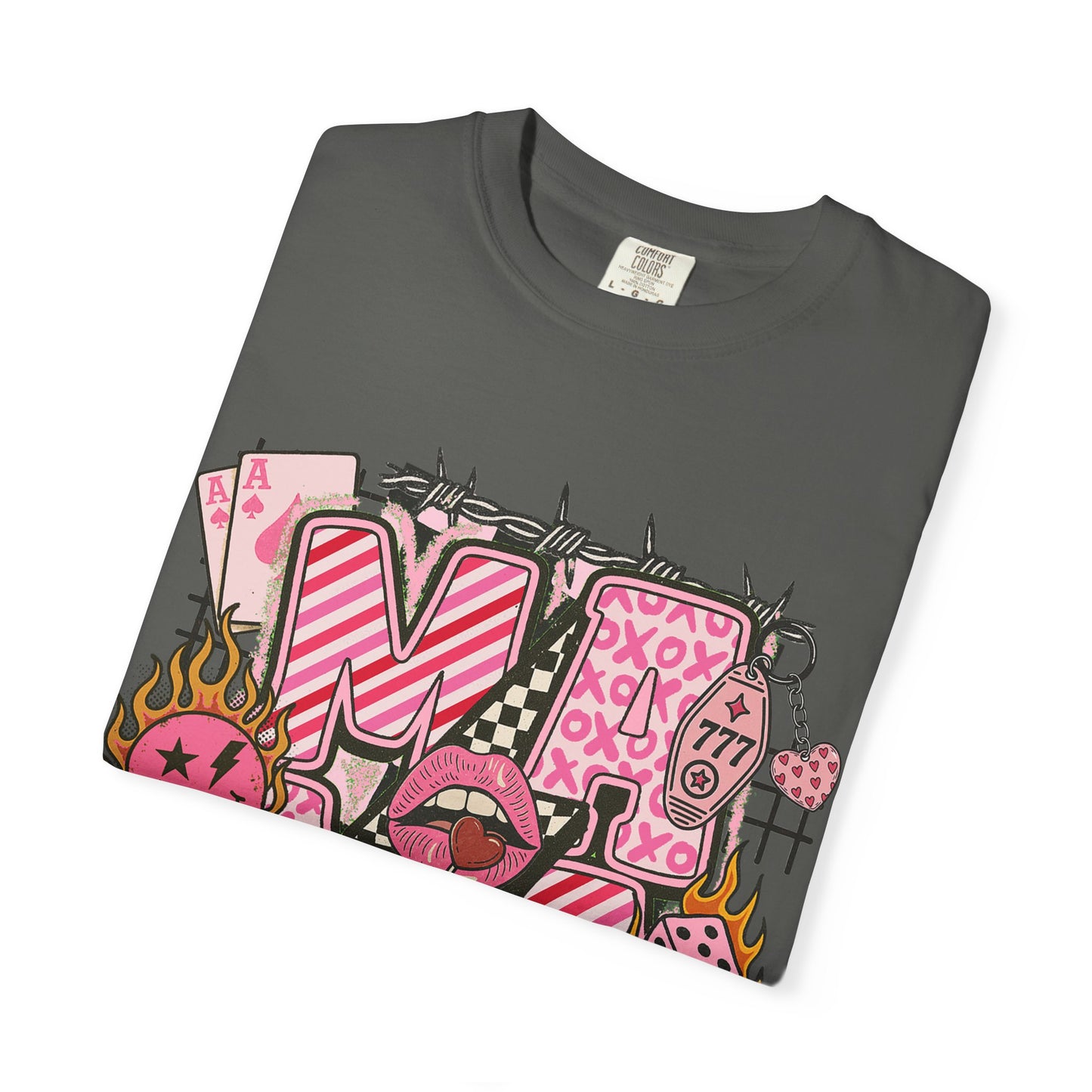 Valentine Graphic T-Shirt — 'Be Mine' Pink Love Design