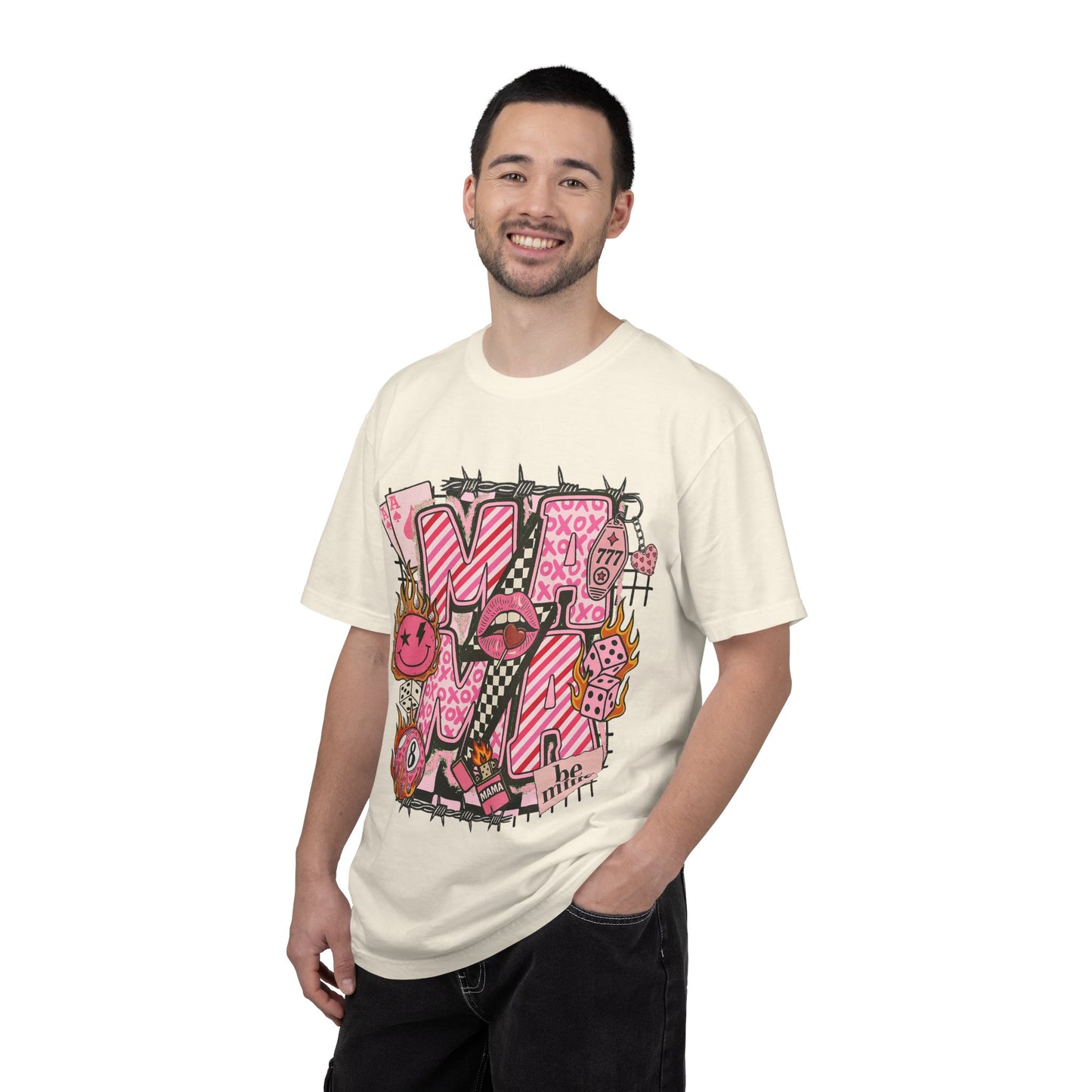 Valentine Graphic T-Shirt — 'Be Mine' Pink Love Design