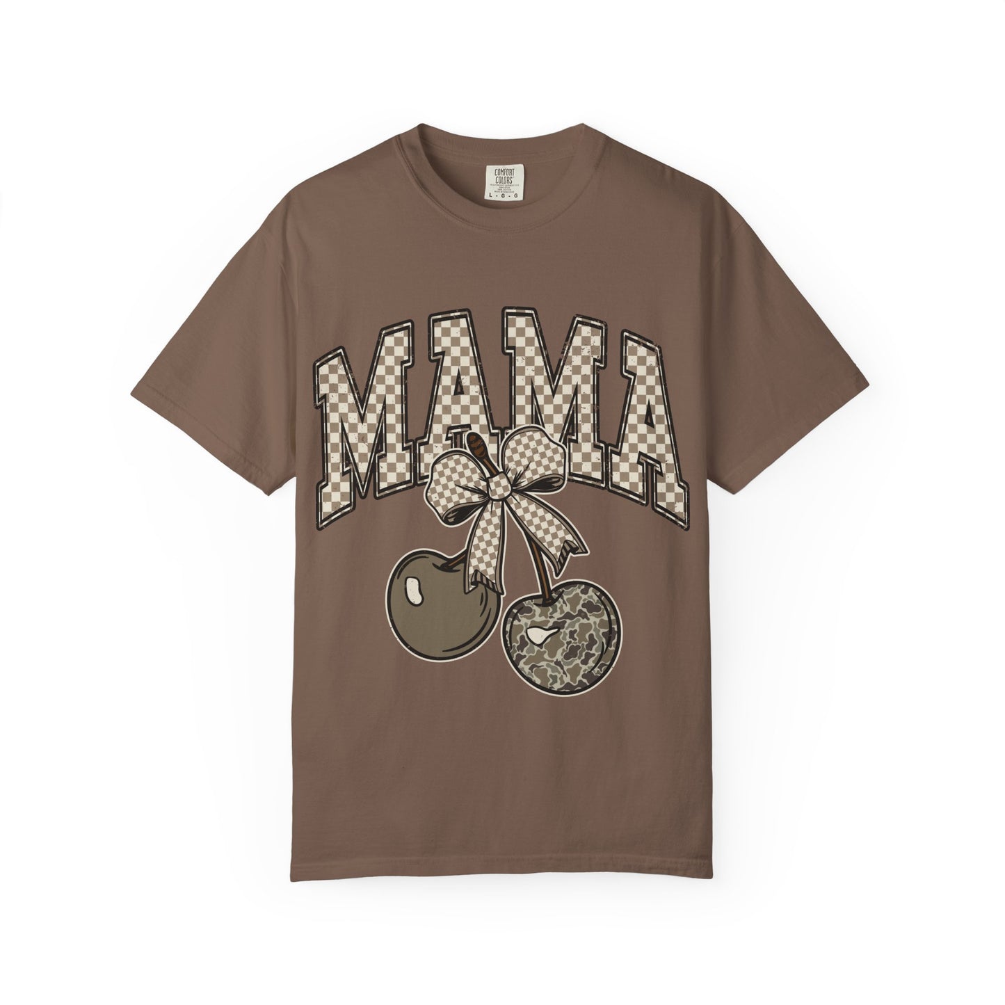 Mama Cherry Graphic T-shirt, Cute Mom Shirt, Gift for Mothers Day, Casual Tee, Trendy Unisex Top