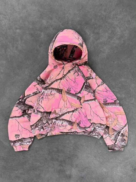 Pink Camo Oversized fit set